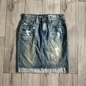 AG Adriano Goldschmied Erin Pencil Skirt Denim Size 24